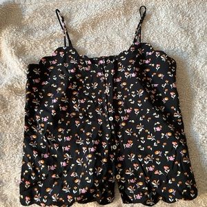 Vero Moda xs flower spaghetti strap top